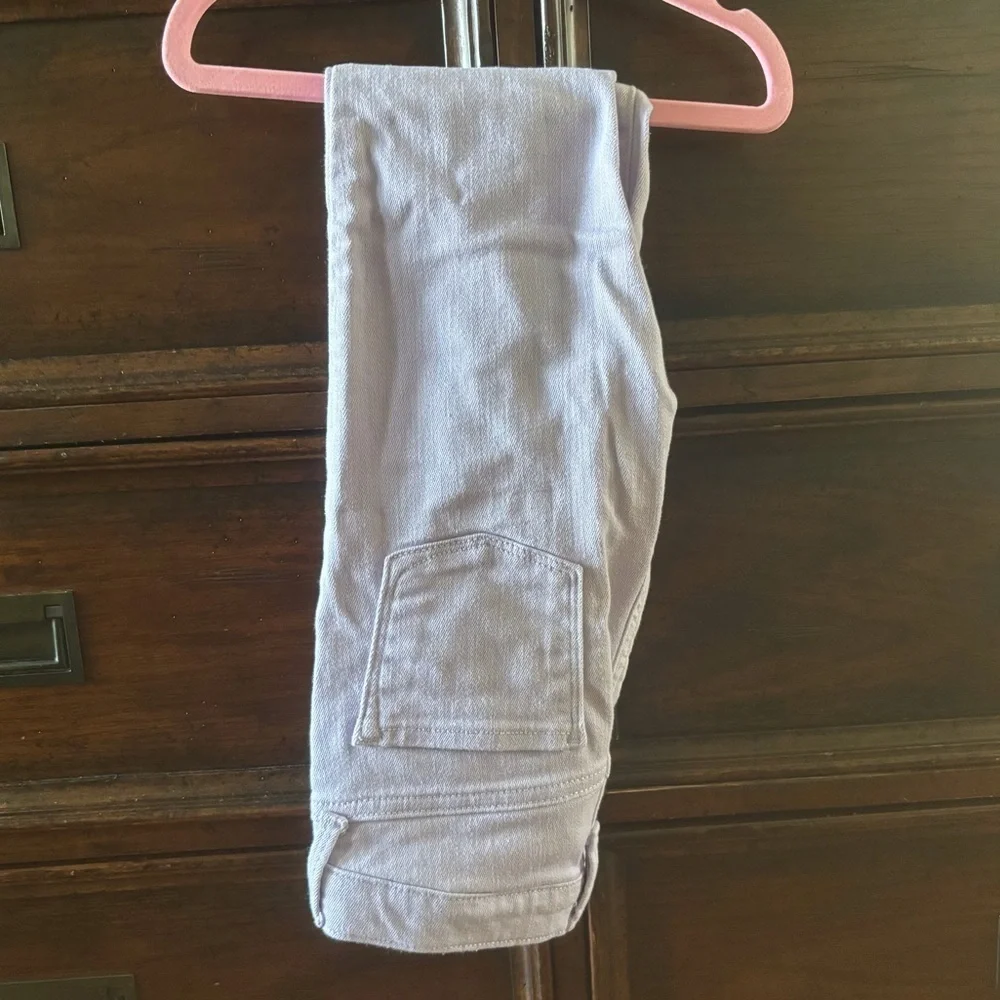 Old Navy high-rise purple rockstar jeggings in size 8 built-in tough